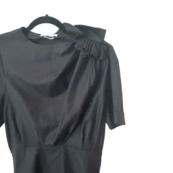 ETOILE‎ ISABEL MARANT Oria Cinched Mini Dress Black Sz 40/10